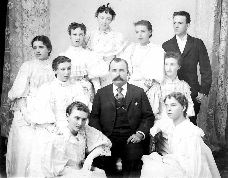 Stroudsburg High School’s Class of 1896.