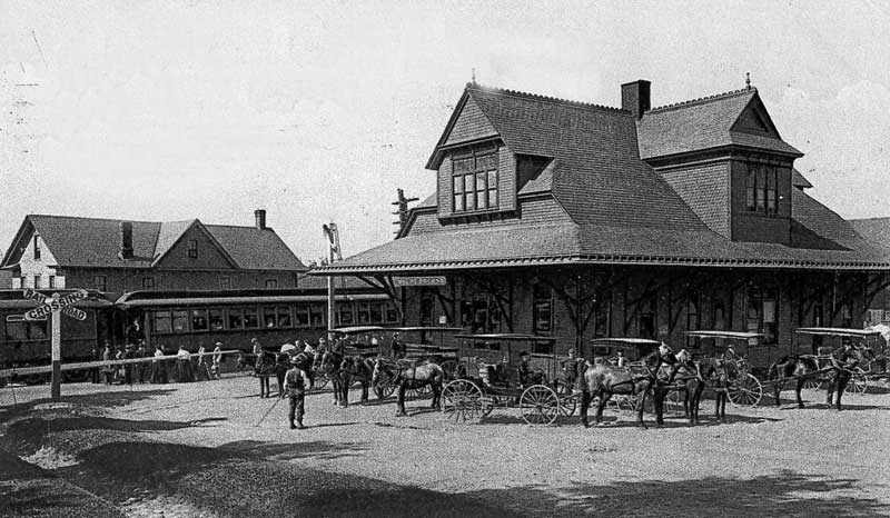 Lackawanna Railway Station, Mount Pocono, circa 1905.